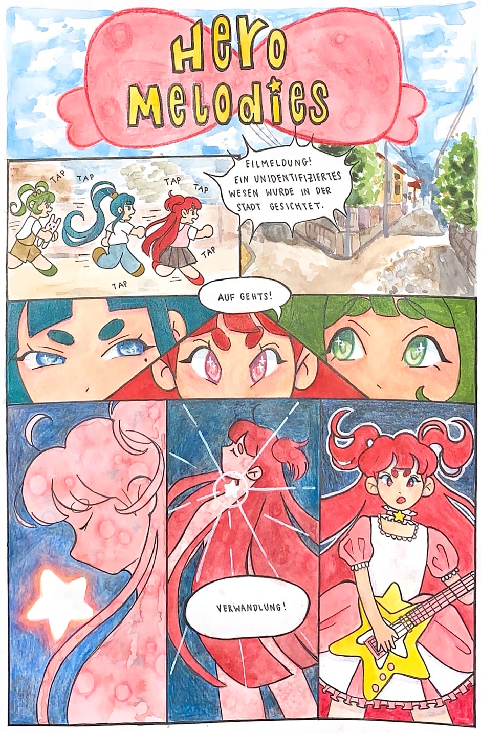 Comic von Katharina L., FOSBOS, Augsburg – Bester Comic 17+ Jahre